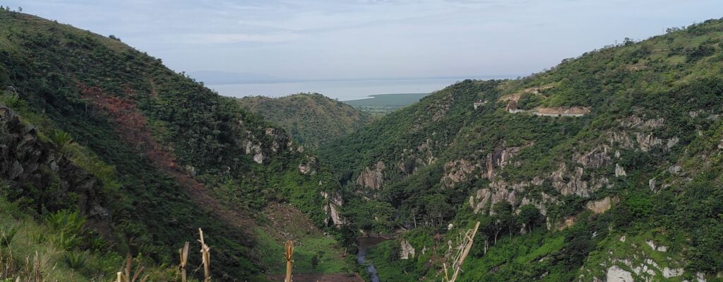 De Mpanga-vallei in Oeganda