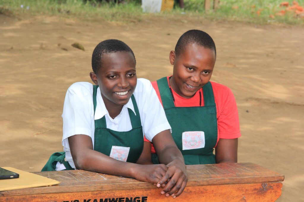 Interview with Karungi Patience and Akasingura Loyce at Bunoga PS